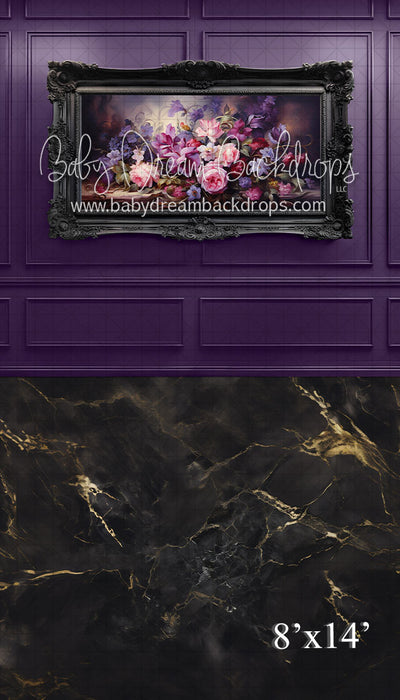 Sweep Purple Wainscott Lilac Wall (VR)