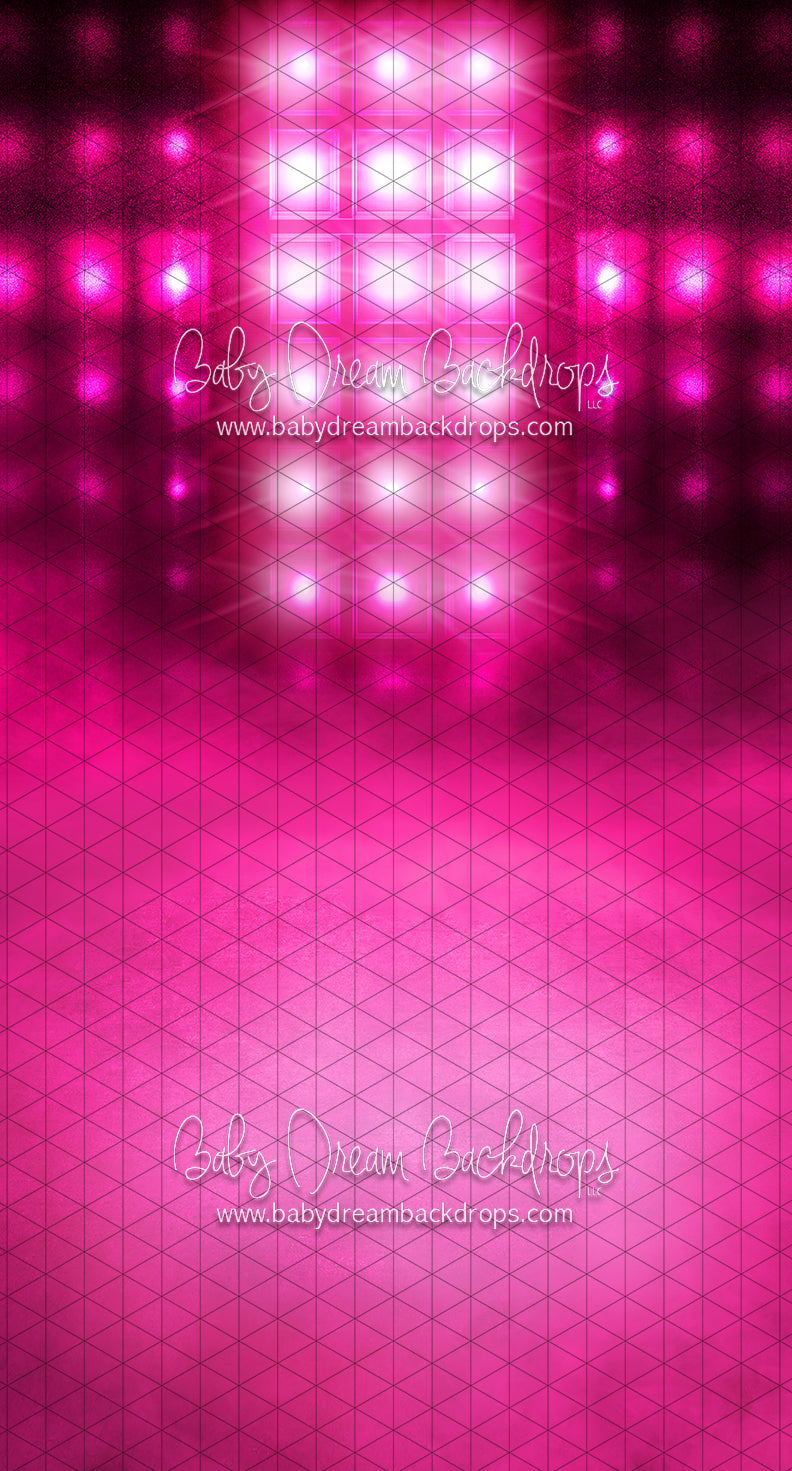 Sweeps Electric Pink Encore (CC) — Baby Dream Backdrops