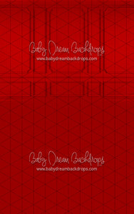 Sweeps Modest Home Wall Red (CC) — Baby Dream Backdrops