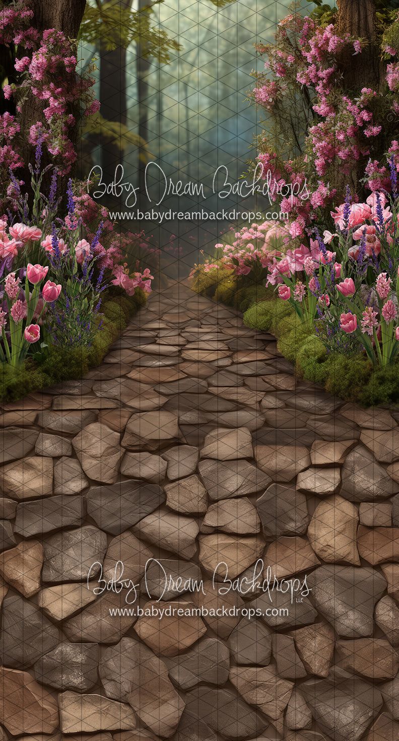 Sweeps Spring Fairytale Path (JA) — Baby Dream Backdrops