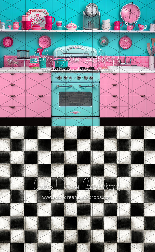 Sweeps Dolly Dream Kitchen (JA) Baby Dream Backdrops