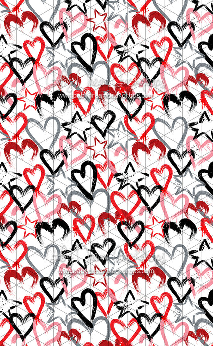 Sweeps Happy Hearts on White (CC)