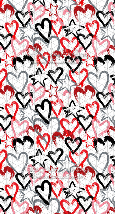 Sweeps Happy Hearts on White (CC)