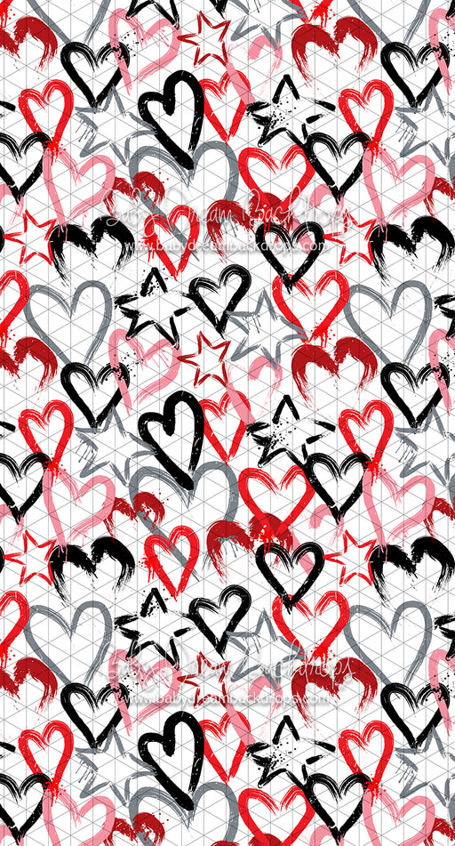 Sweeps Happy Hearts on White (CC)