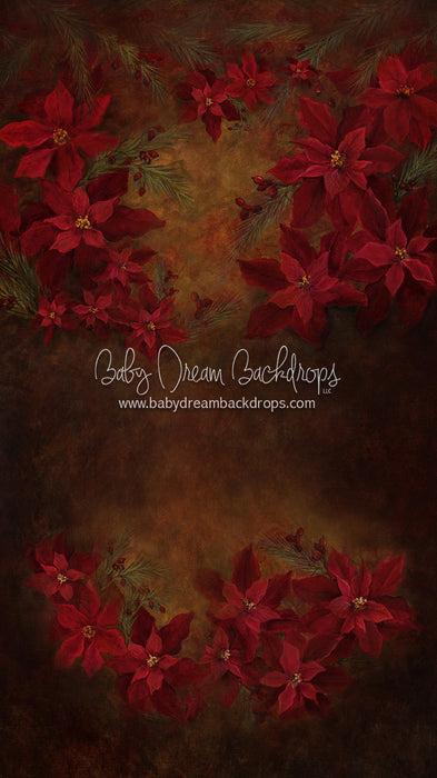 X Drop Sweeps heirloom poinsettia perfection floral bottom