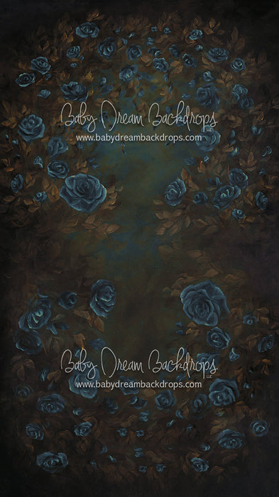 X Drop Sweeps heirloom romance indigo floral