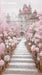 Sweeps Pale Pink Floral Castle