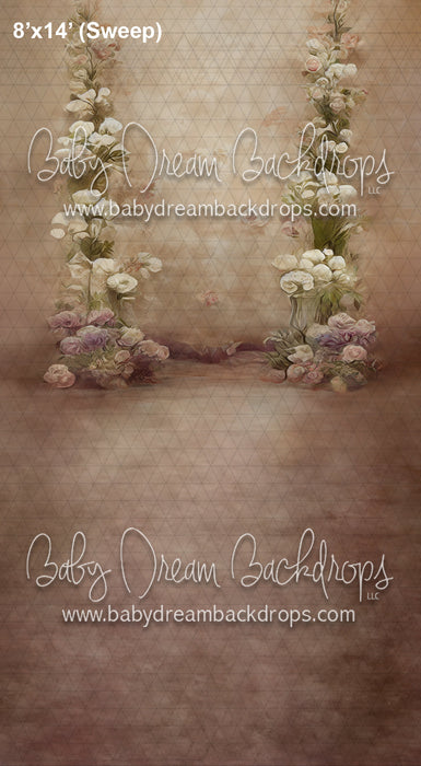 X Drop Sweeps pastel floral vine az