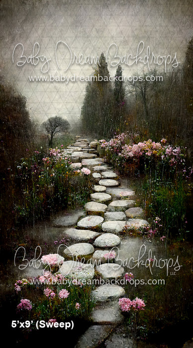 Sweeps Rainy Spring Path