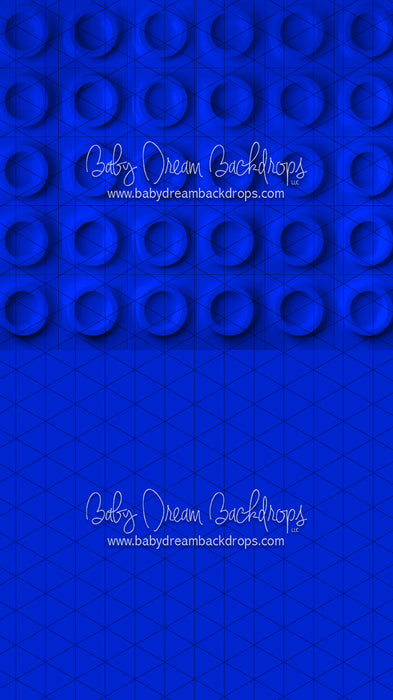 X Drop Sweeps round and round blue cc