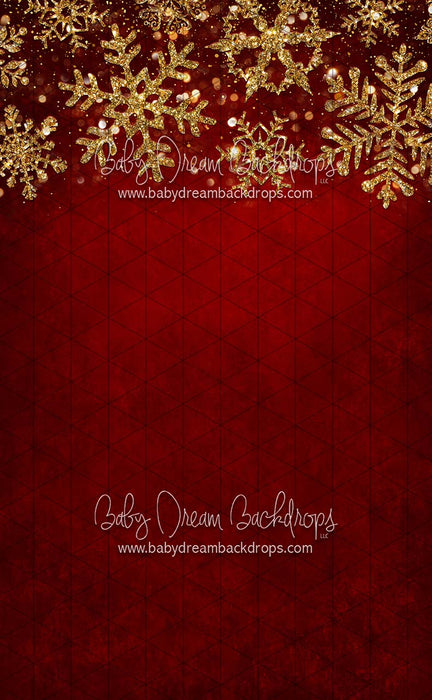 Sweeps Snow Dazzle Red and Gold