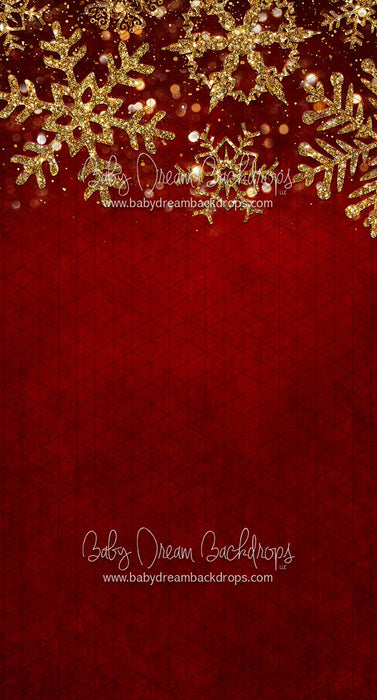 Sweeps Snow Dazzle Red and Gold