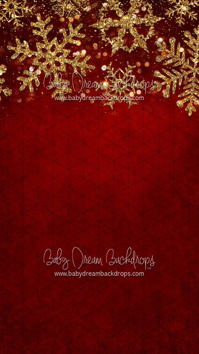 Sweeps Snow Dazzle Red and Gold