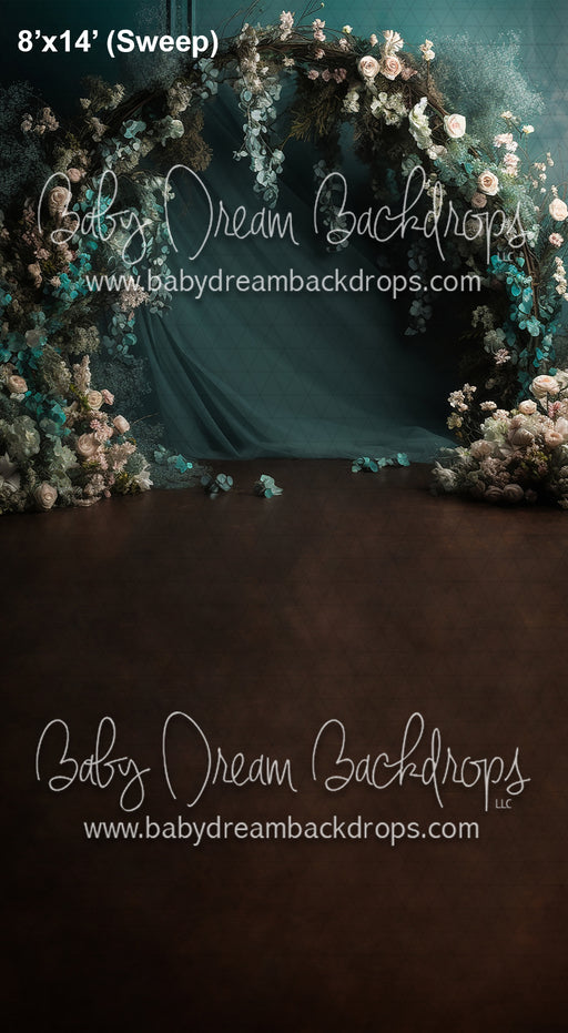 Sweeps Studio Turquoise Floral Arch (AZ)