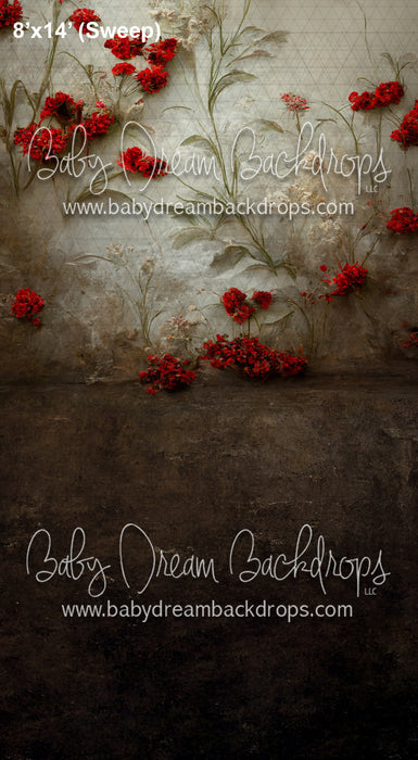 X Drop Sweeps bellissimo floral wall az