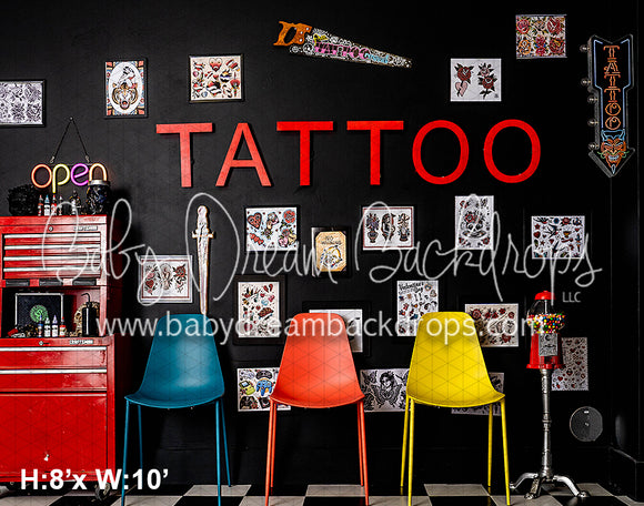Tattoo Shop Inside Waiting Chairs (NL)