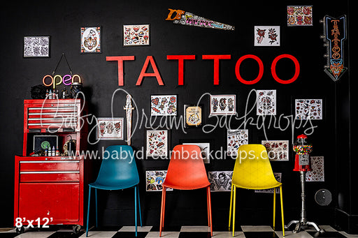 Tattoo Shop Inside Waiting Chairs (NL)