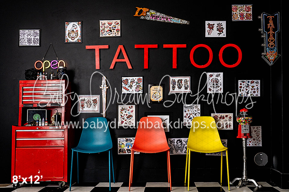 Tattoo Shop Inside Waiting Chairs (NL)