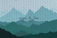 Teal Silhouette Mountains (JG)