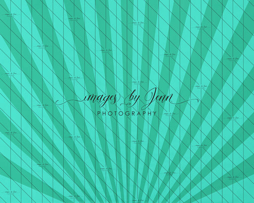 Teal Starburst Drop (JG)