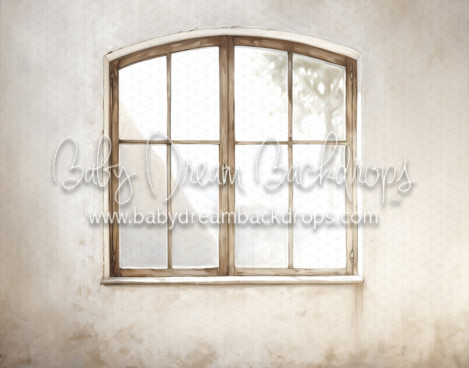 Textured Arch Window 1 Flipped (MD) — Baby Dream Backdrops