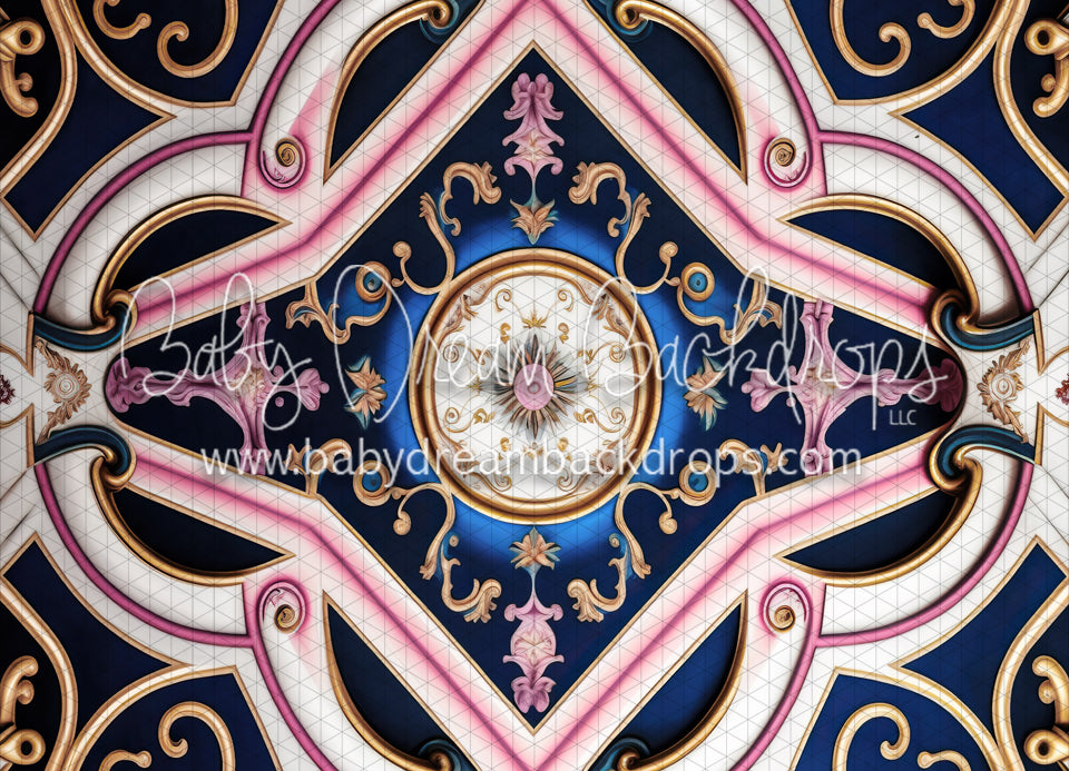 The Grand Blue Staircase Fabric Floor (MD)