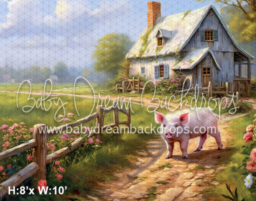 This little piggie road Fabric Floor (VR)