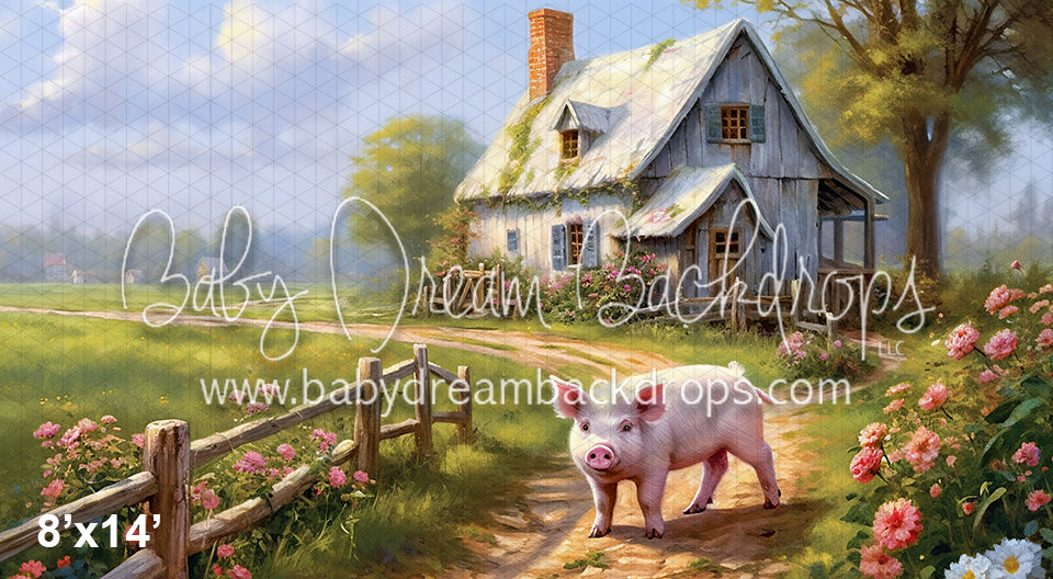 This little piggie road Fabric Floor (VR)