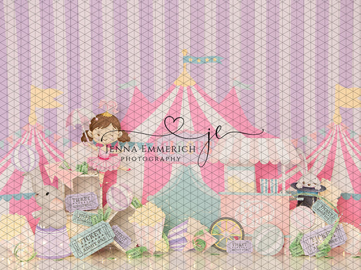 Three Ring Pastel Circus (JE)