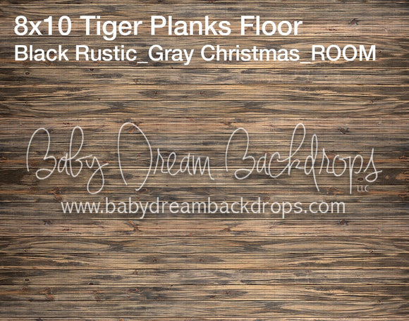 Tiger Planks Floor Fabric Drop