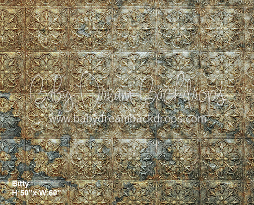 Tin Wall Blue Gold (KH)