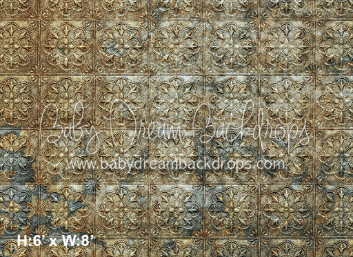Tin Wall Blue Gold (KH)