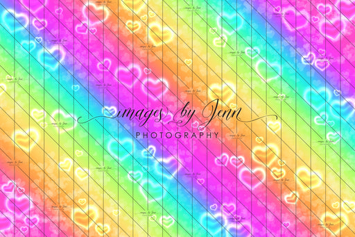 Tiny Rainbow Hearts (JG)