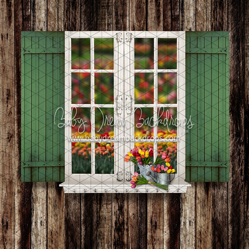Tip Toe Tulip Shed Widnow (JA)