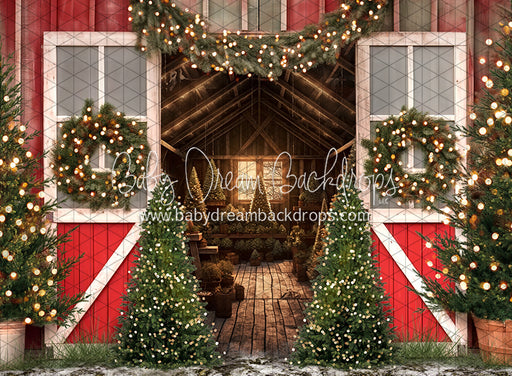 Tis the Tree Season Lights Barn (JA)