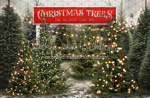 Tis the Tree Season Lights and Sign (JA)