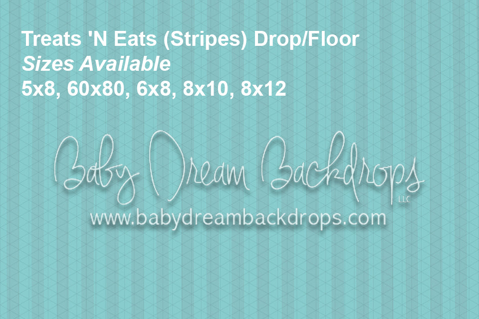 Treats 'N Eats (Stripes) Floor Fabric Drop