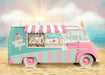 Treats on the Beach - 5x7 Backdrop - CC (Matte Fleece)