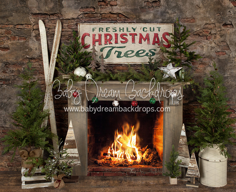 Tree Farm Lodge Mantel