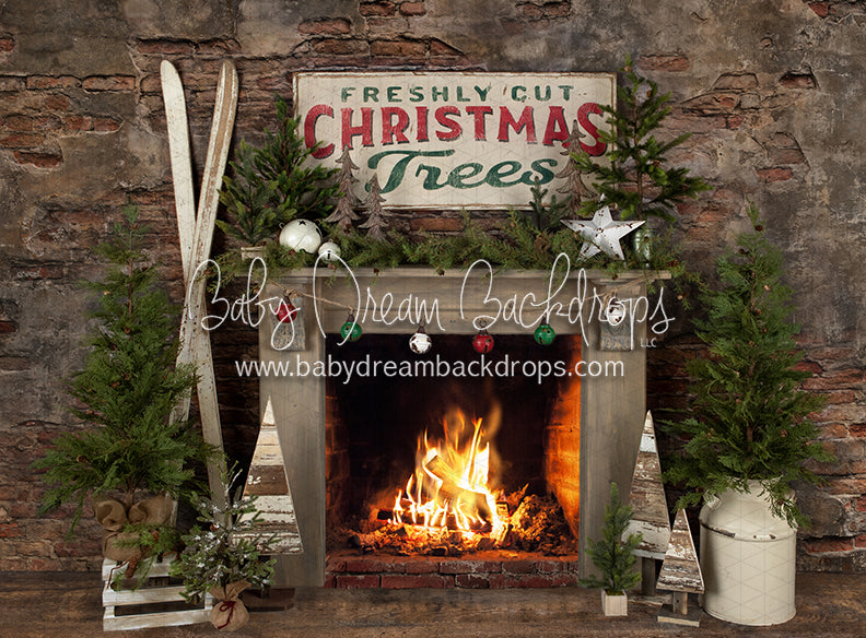 Tree Farm Lodge Mantel