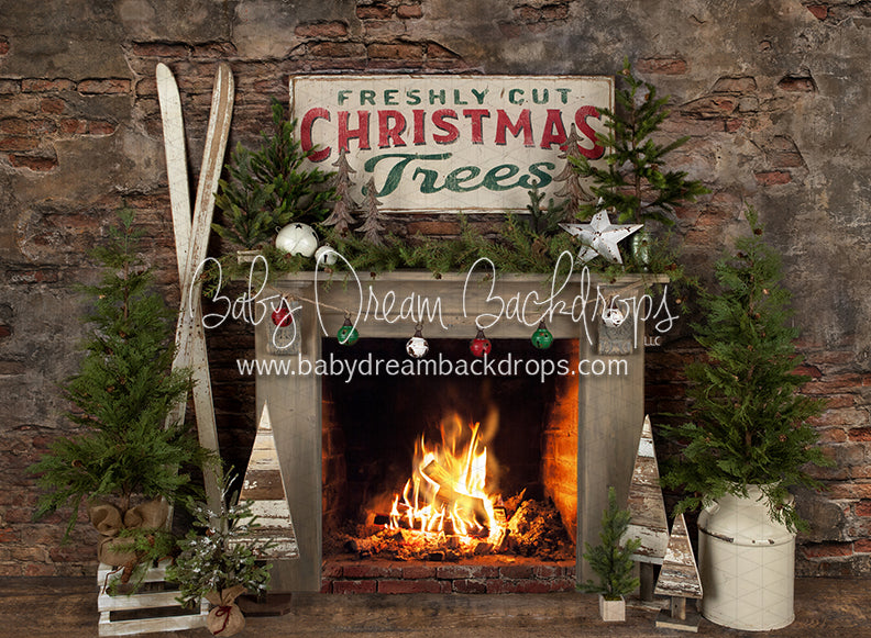 Tree Farm Lodge Mantel