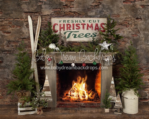 Tree Farm Lodge Mantel