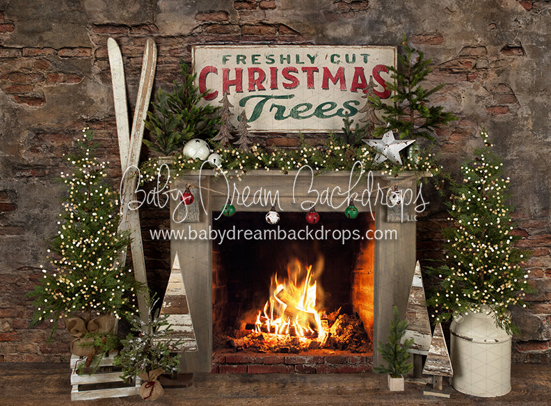 Tree Farm Lodge Mantel Lights