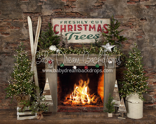 Tree Farm Lodge Mantel Lights