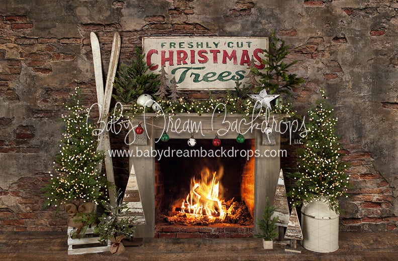 Tree Farm Lodge Mantel Lights