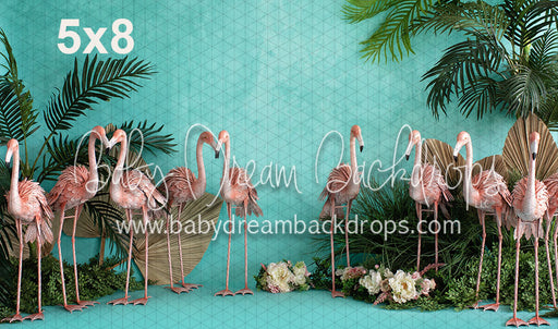 Trotting Hot Flamingo