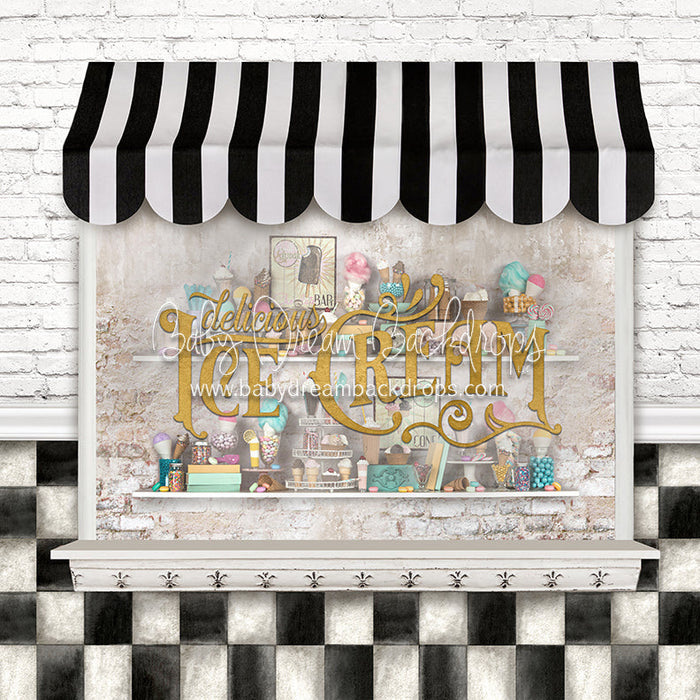 X Drop two scoops shoppe checkers