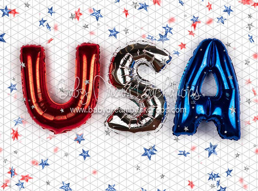 USA Balloon with Stars (JA)