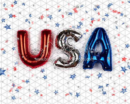USA Balloon with Stars (JA)