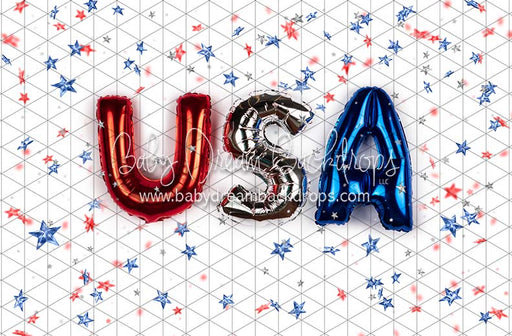 USA Balloon with Stars (JA)